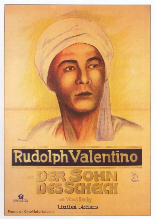 The Son of the Sheik - German Movie Poster