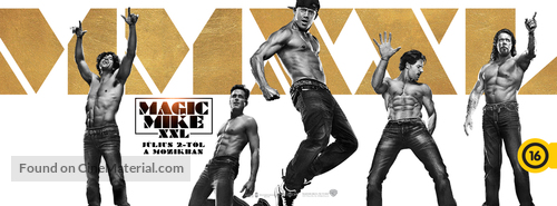 Magic Mike XXL - Hungarian Movie Cover