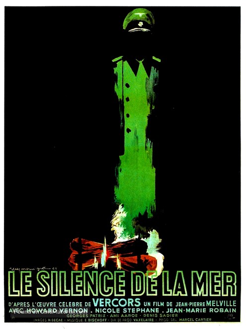 Le silence de la mer - French Movie Poster