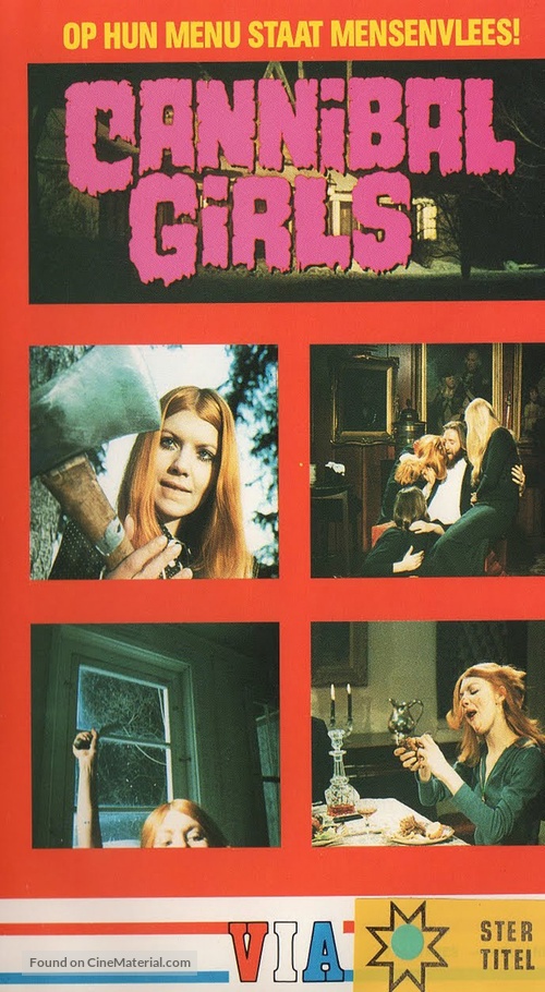 Cannibal Girls - Dutch VHS movie cover