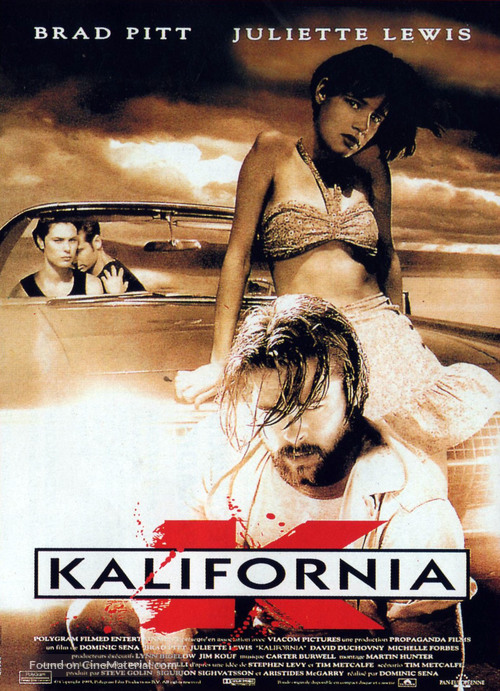 Kalifornia - French Movie Poster