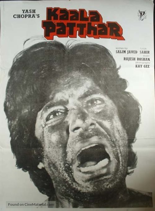 Kaala Patthar - Indian Movie Poster