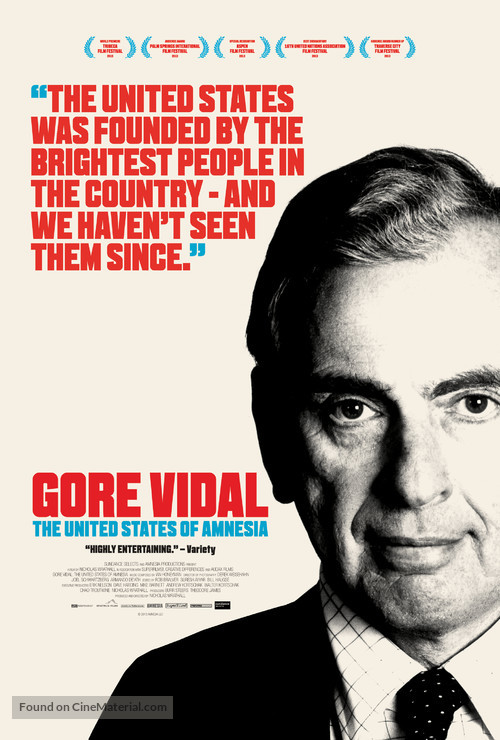 Gore Vidal: The United States of Amnesia - Movie Poster
