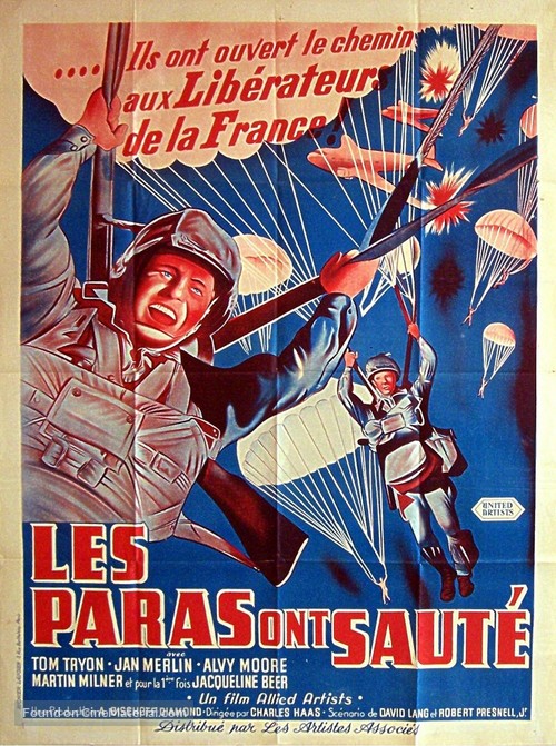 Screaming Eagles - French Movie Poster