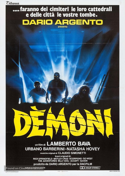 Demoni - Italian Movie Poster