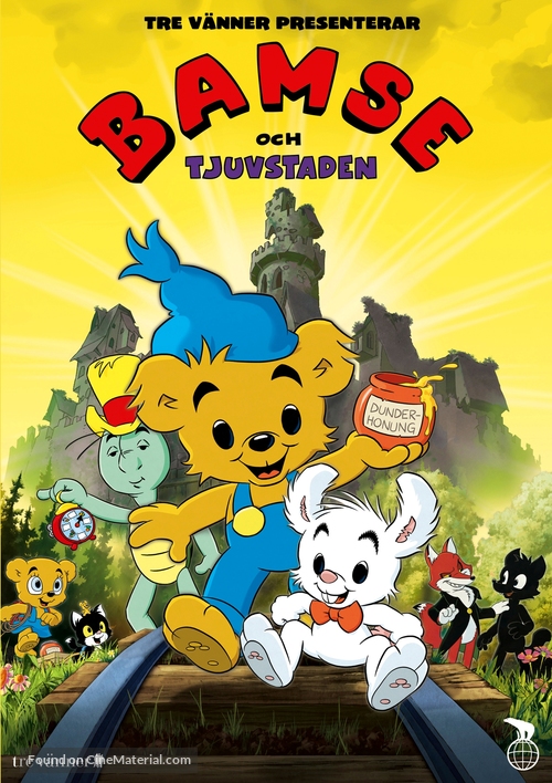 Bamse och tjuvstaden - Swedish DVD movie cover