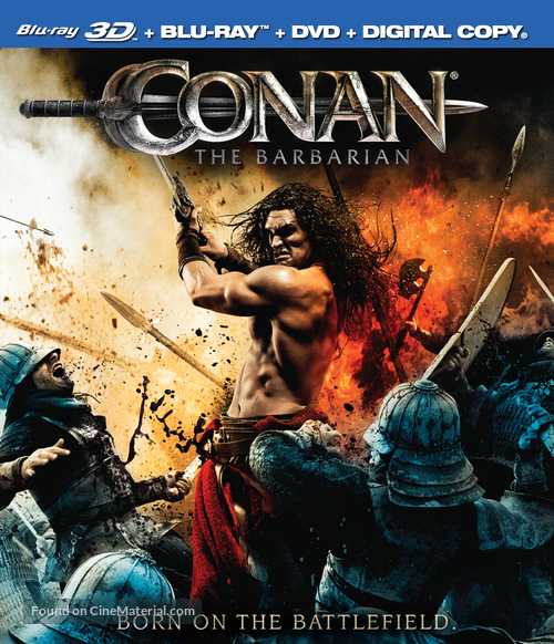 Conan the Barbarian - Blu-Ray movie cover