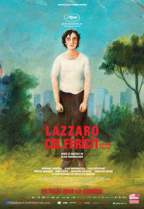 Lazzaro felice - Romanian Movie Poster