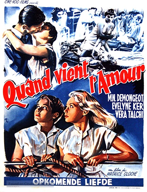 Quand vient l&#039;amour - Belgian Movie Poster