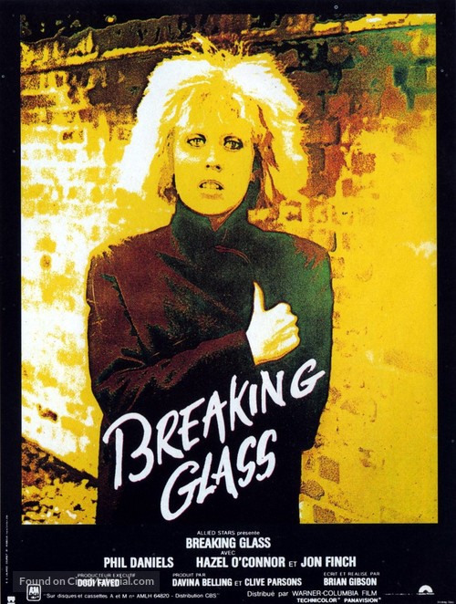 Breaking Glass - French Movie Poster