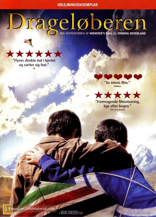 The Kite Runner - Danish DVD movie cover