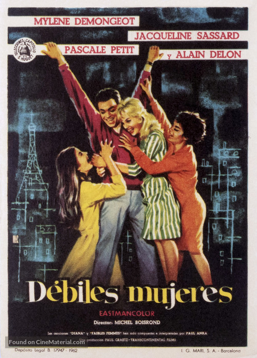 Faibles femmes - Spanish Movie Poster