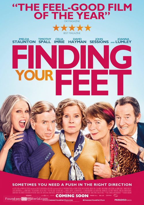 Finding Your Feet - Dutch Movie Poster