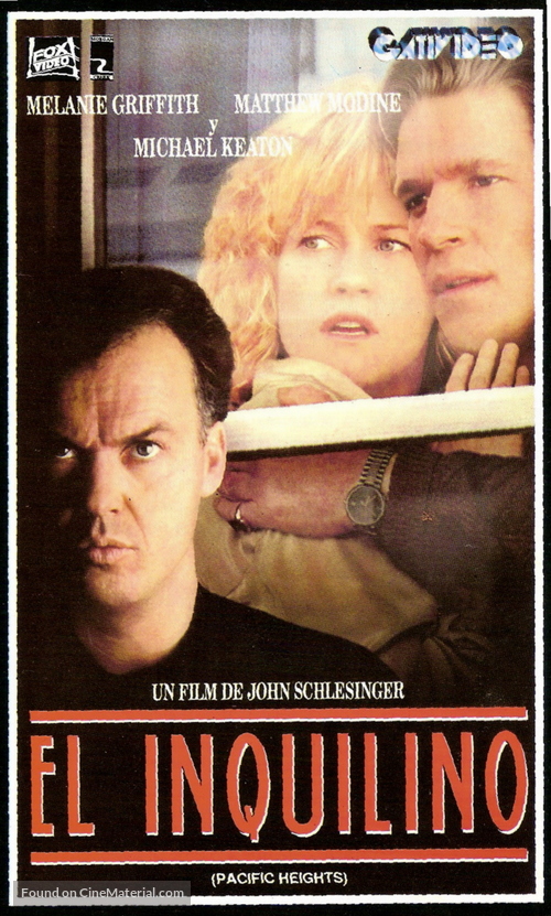 Pacific Heights - Argentinian VHS movie cover