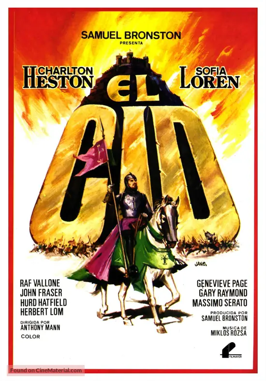 El Cid - Spanish Movie Poster