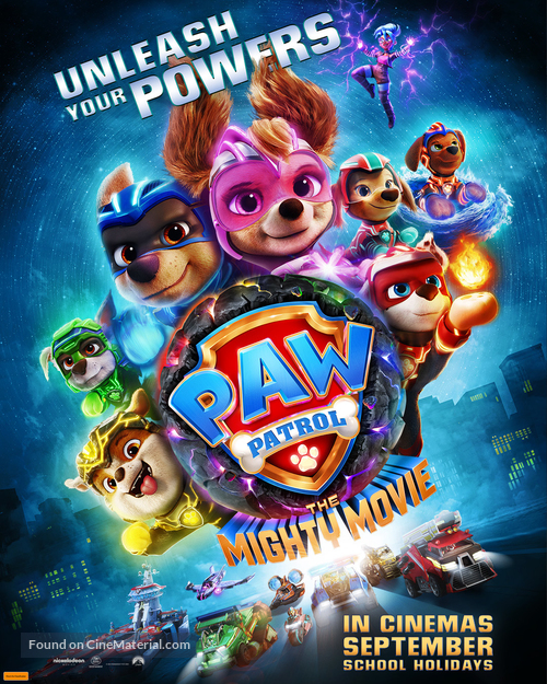 PAW Patrol: The Mighty Movie - Australian Movie Poster