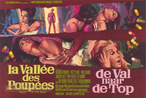 Valley of the Dolls - Belgian Movie Poster