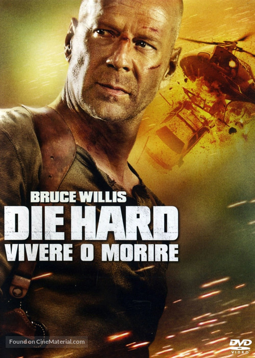 Live Free or Die Hard - Italian Movie Cover