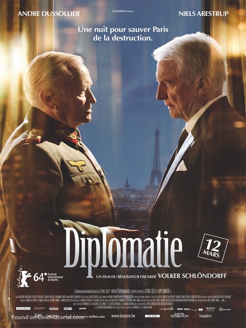 Diplomatie - Belgian Movie Poster