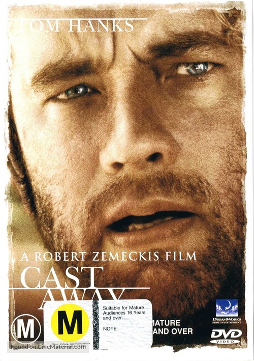 Cast Away - New Zealand DVD movie cover