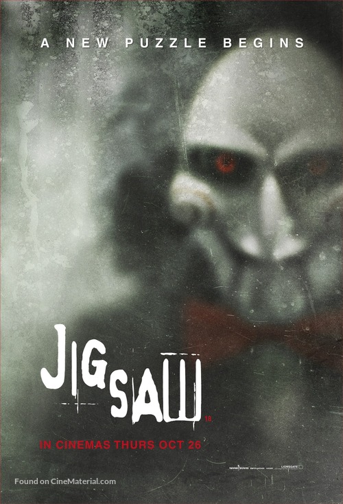 Jigsaw - British Movie Poster