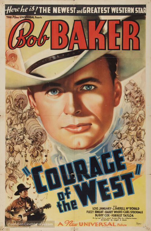 Courage of the West - Movie Poster