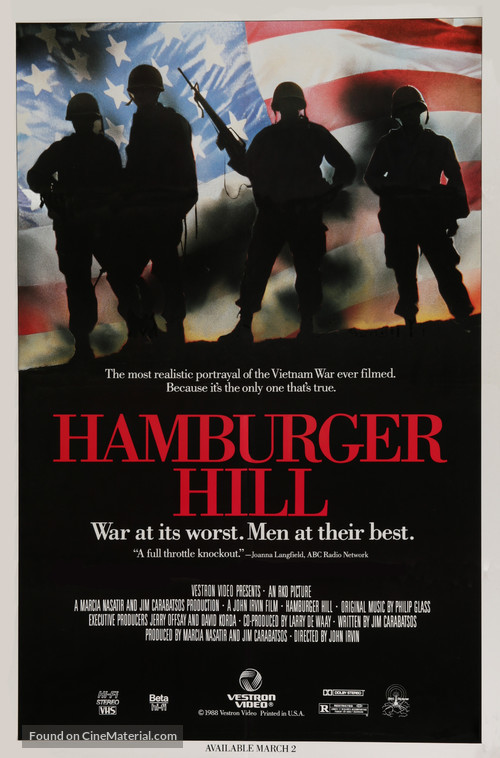 Hamburger Hill - Movie Poster