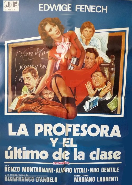 The Schoolteacher Goes to Boys&#039; High - Spanish Movie Poster