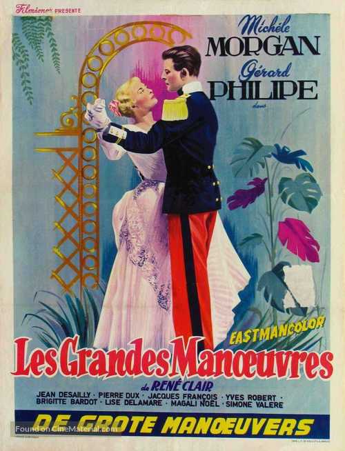 Grandes manoeuvres, Les - Belgian Movie Poster