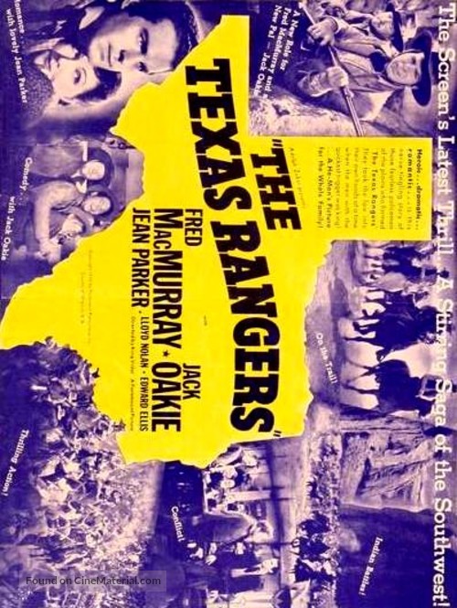 The Texas Rangers - Movie Poster