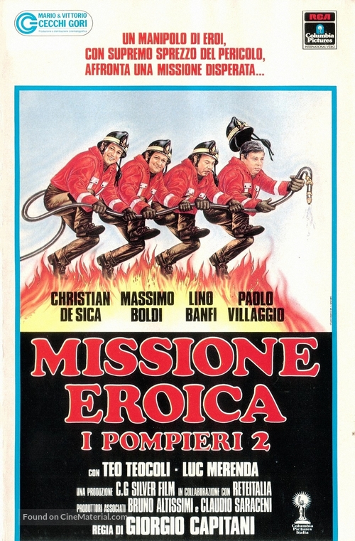 Missione eroica. I pompieri 2 - Italian Movie Poster