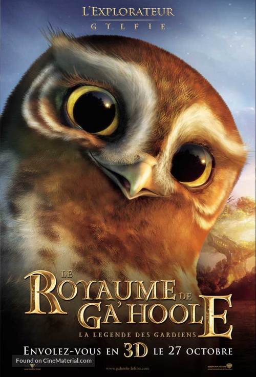 Legend of the Guardians: The Owls of Ga&#039;Hoole - French Movie Poster