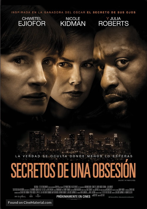 Secret in Their Eyes - Argentinian Movie Poster