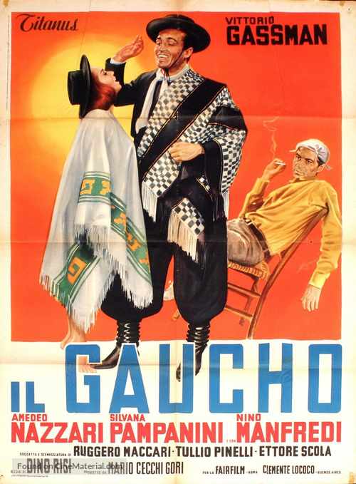 Il gaucho - Italian Movie Poster