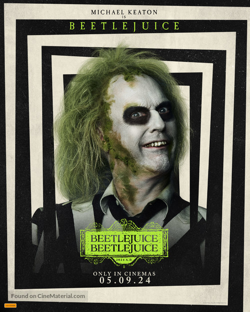 Beetlejuice Beetlejuice (2024) Australian movie poster