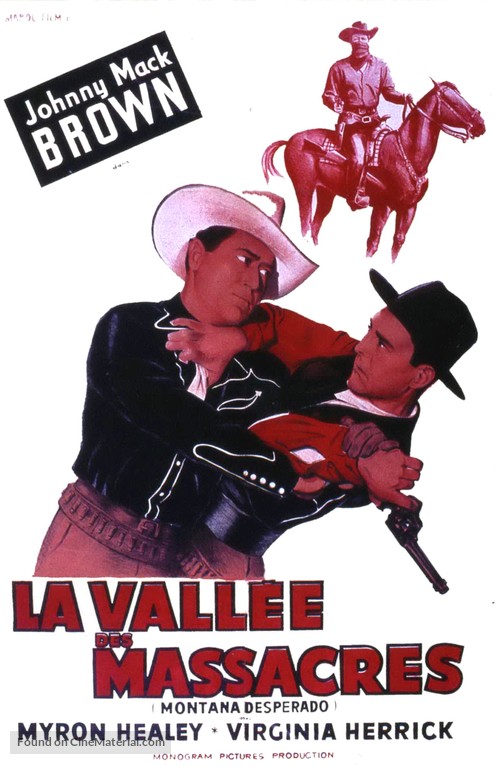 Montana Desperado - French Movie Poster