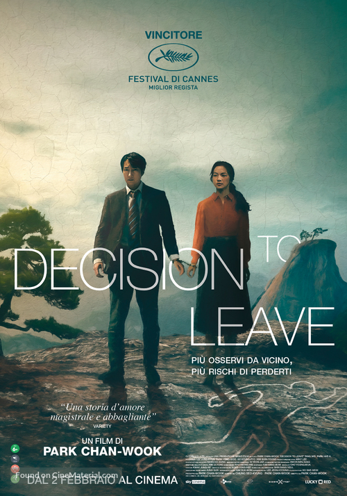 Decision to Leave - Italian Movie Poster