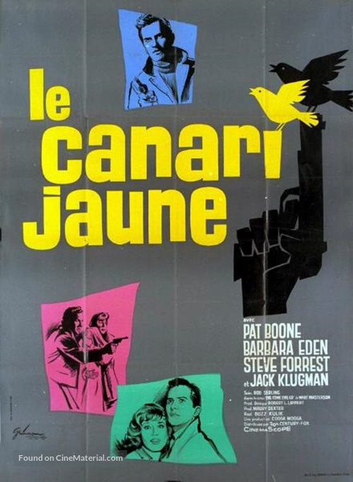 The Yellow Canary - French Movie Poster