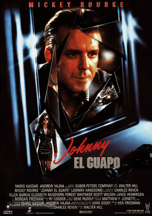 Johnny Handsome - Spanish Movie Poster