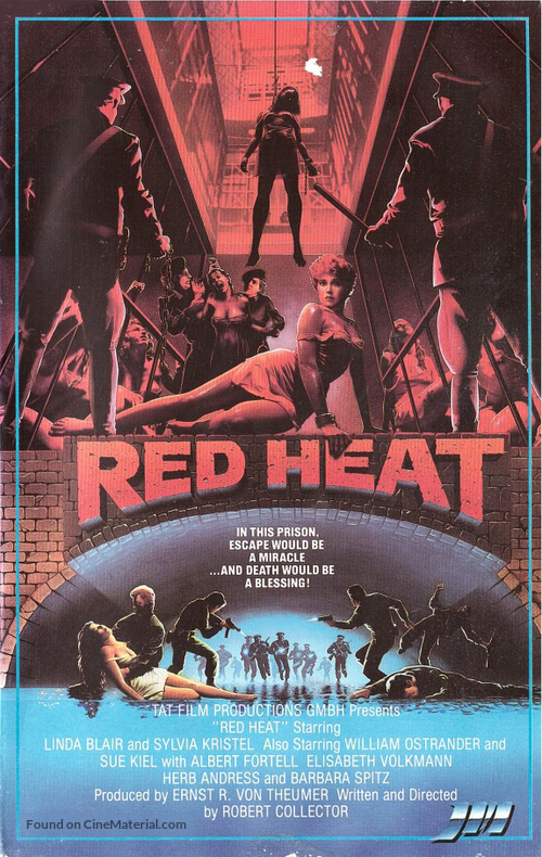 Red Heat - Finnish VHS movie cover