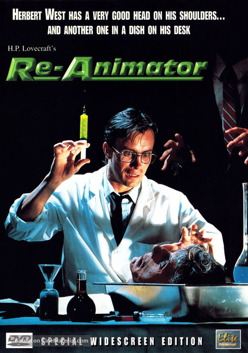 Re-Animator - DVD movie cover