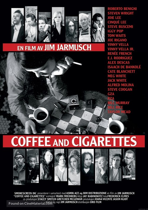 Coffee and Cigarettes - Norwegian Movie Poster