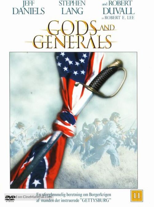 Gods and Generals - Danish Movie Cover