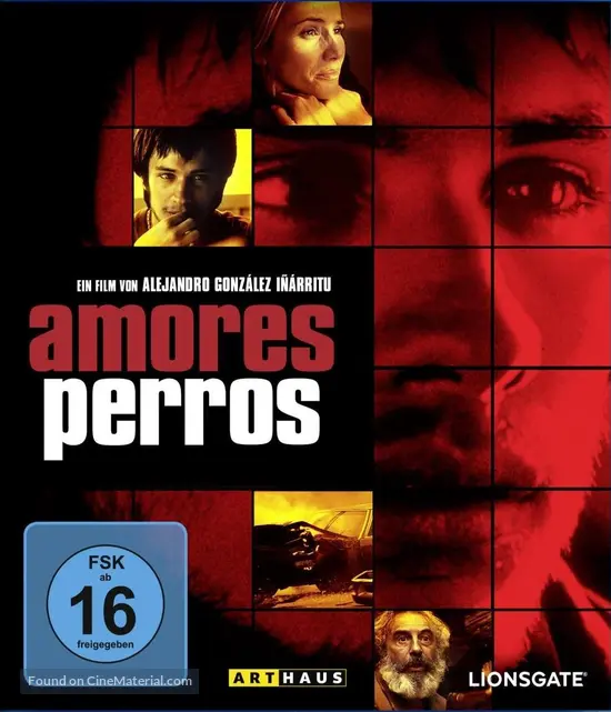 Amores Perros - German Blu-Ray movie cover