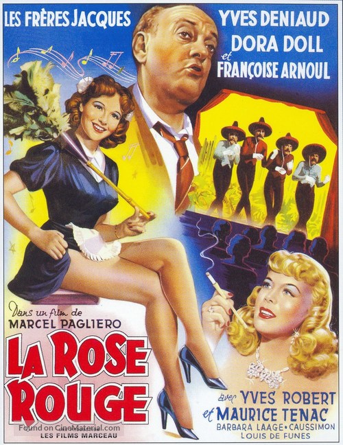 La rose rouge - French Movie Poster