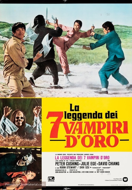 The Legend of the 7 Golden Vampires - Italian Movie Poster