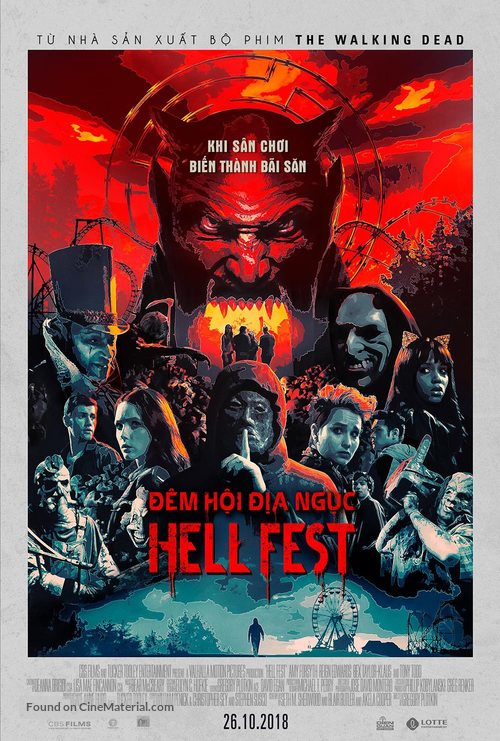 Hell Fest - Vietnamese Movie Poster