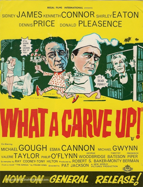 What a Carve Up! - British Movie Poster
