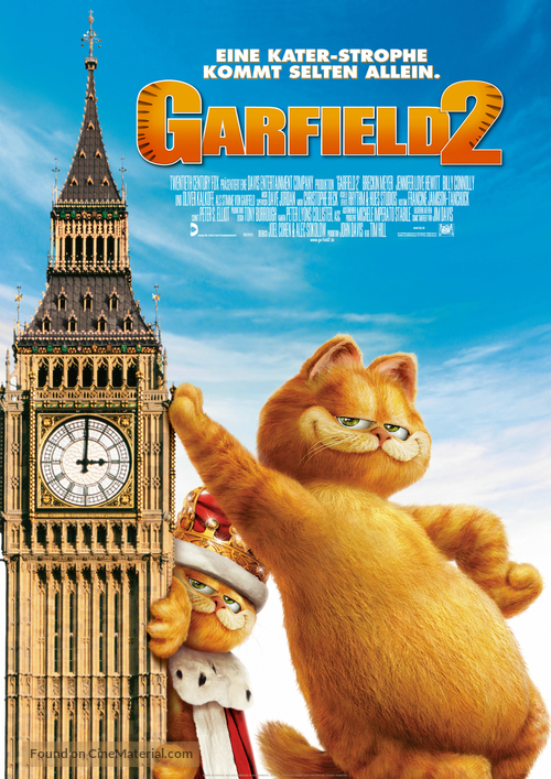 Garfield: A Tail of Two Kitties - German Movie Poster