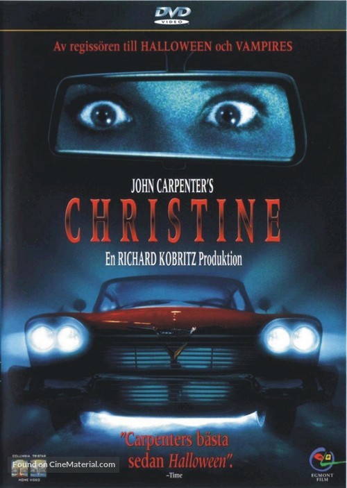 Christine - Swedish DVD movie cover